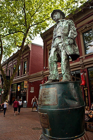 Gassy Jack in Gastown, Vancouver
